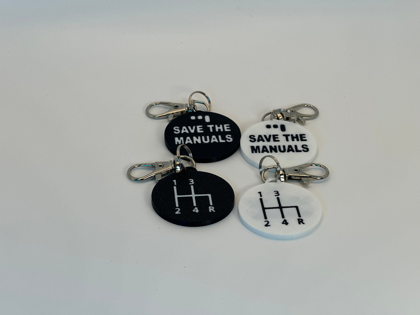 Save The Manuals Keychain