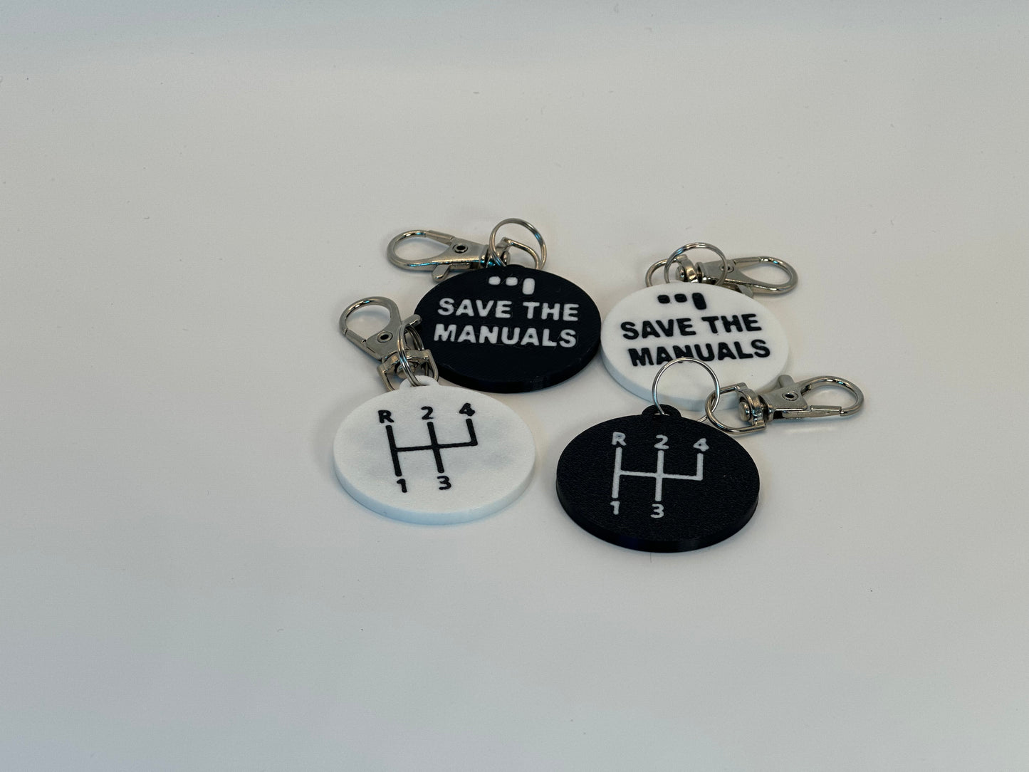Save The Manuals Keychain