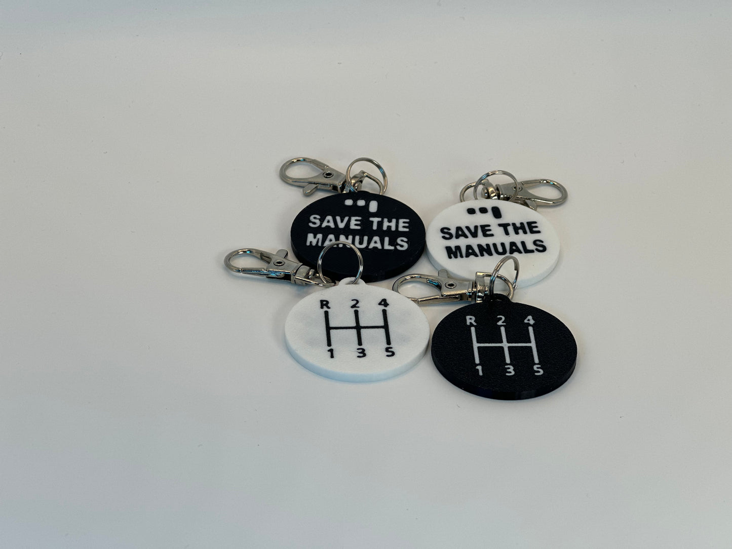 Save The Manuals Keychain