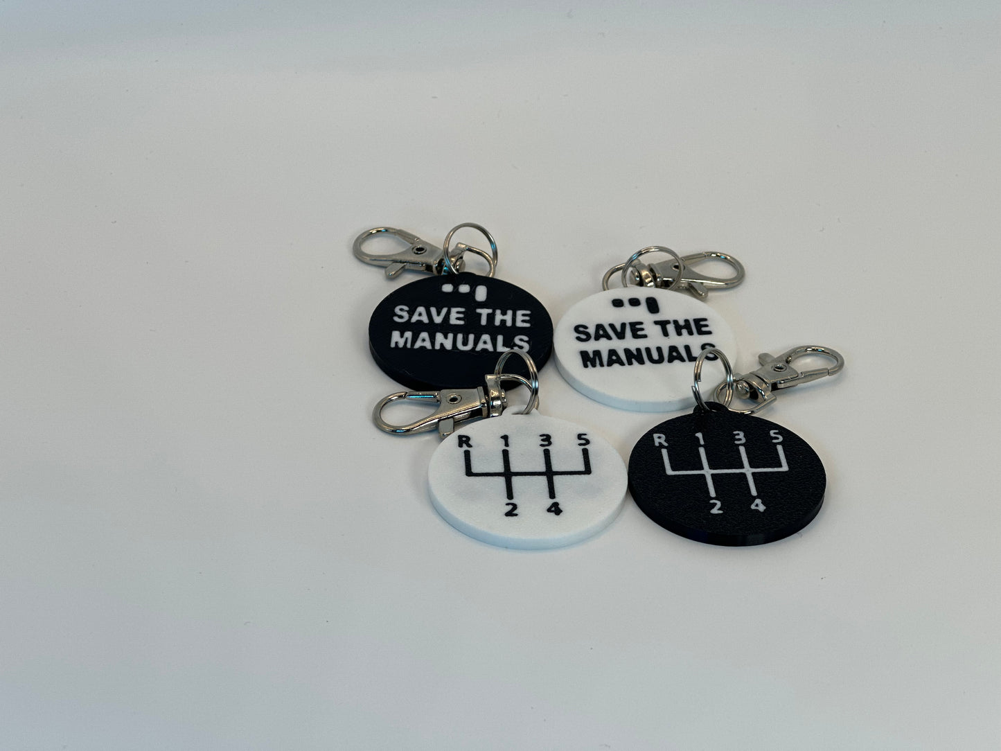 Save The Manuals Keychain