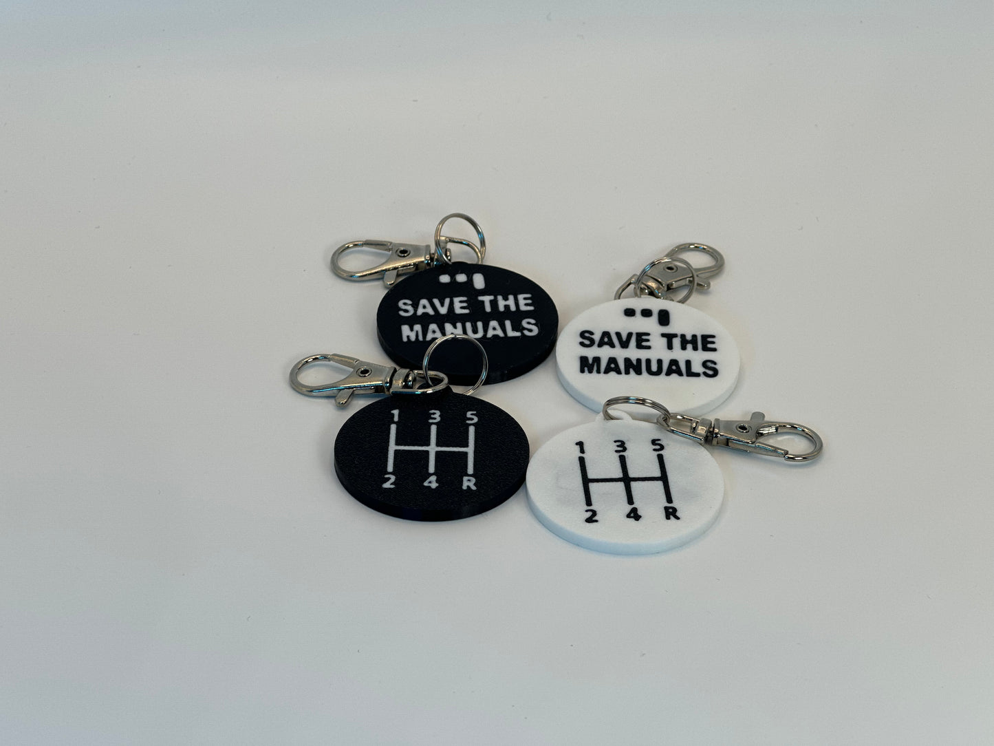 Save The Manuals Keychain