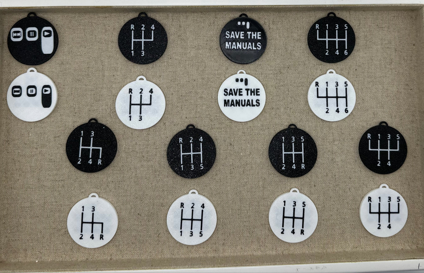 Save The Manuals Keychain