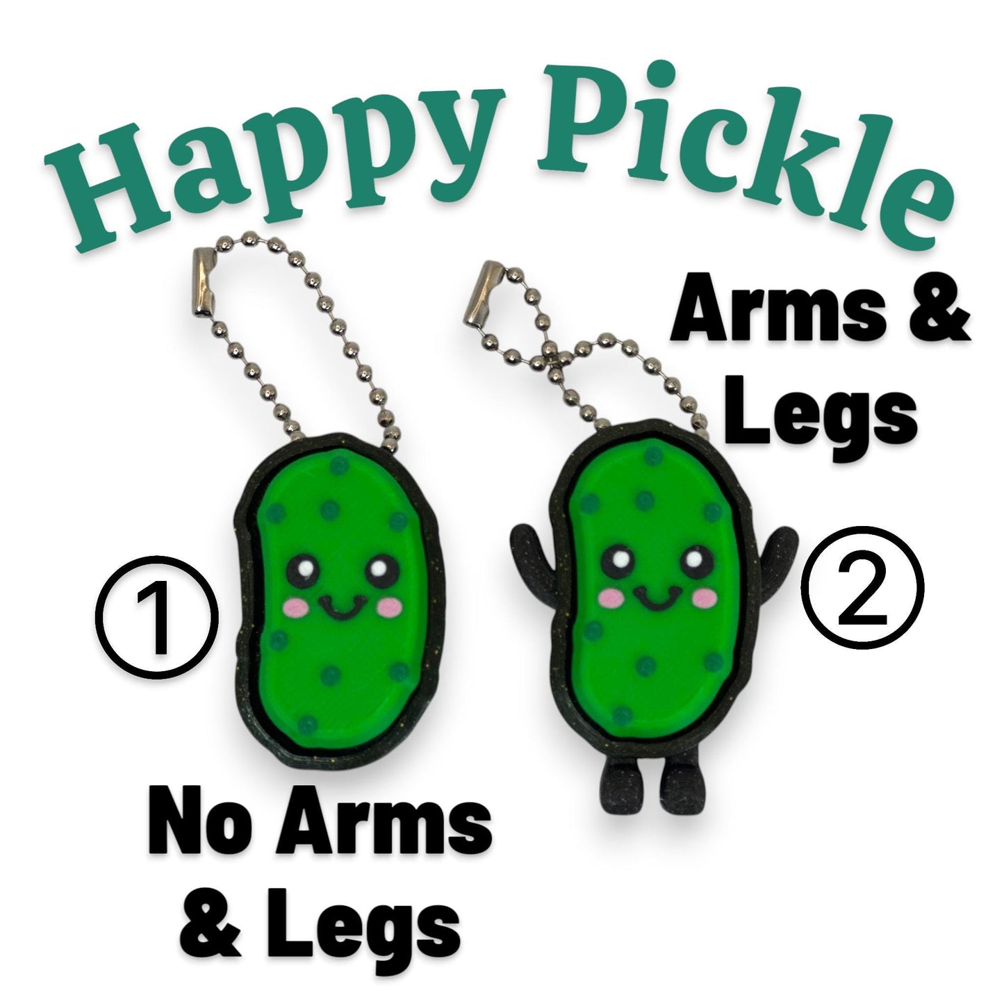 Pickle Clicker Keychain Fidget