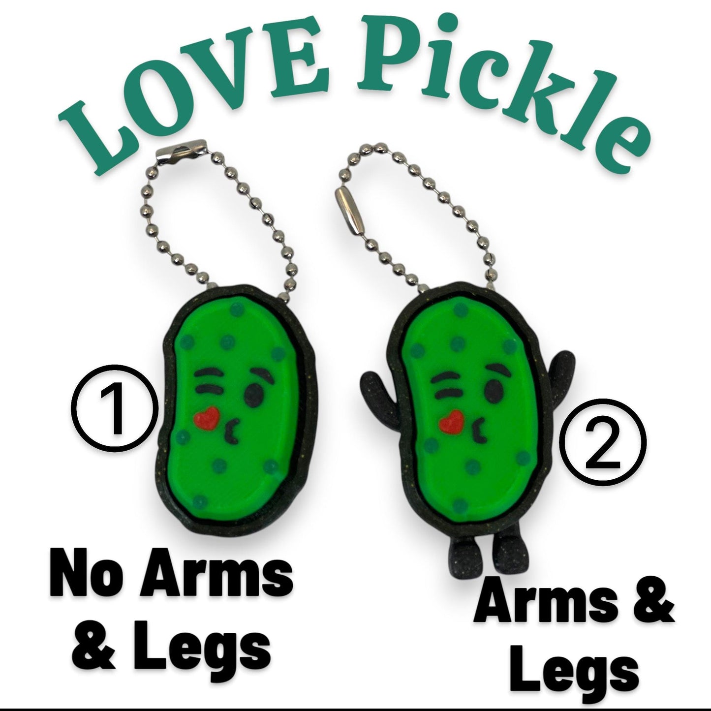 Pickle Clicker Keychain Fidget
