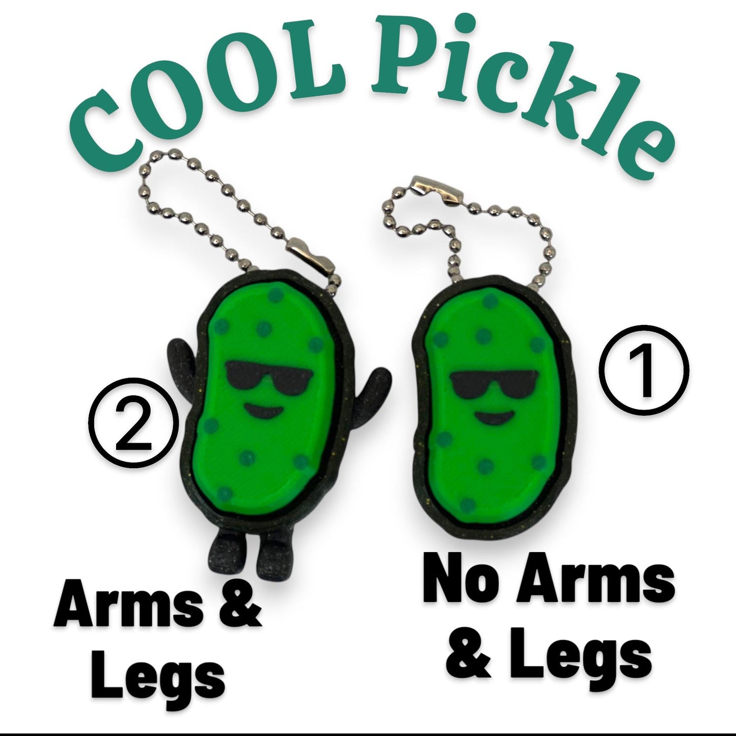 Pickle Clicker Keychain Fidget